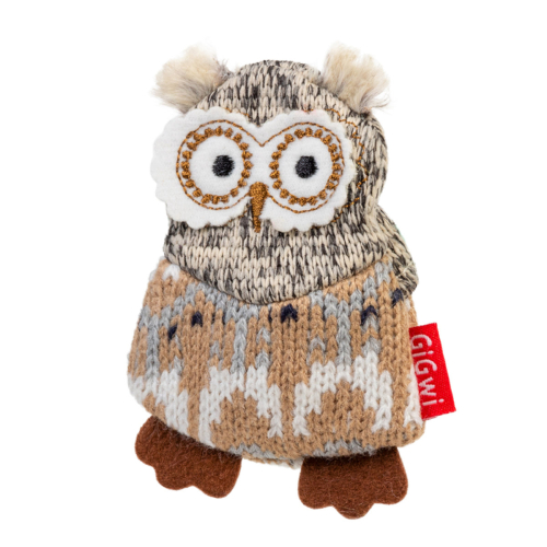 GiGwi Plush Игрушка для собак, Сова с пищалкой