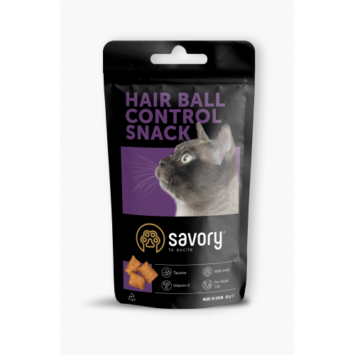 Hair Ball Control Snack Хрустящие лакомства для поощрения кошек