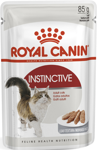 Instinctive wet in loaf  Влажный корм (паштет) для взрослых кошек в возрасте от 1 года