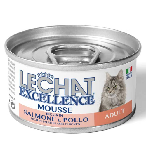 LCE Cat Adult - влажный корм для кошек, лосось с курицей
