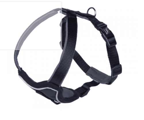 Classic Preno Y-shaped Harness Шлея для собак со светоотражающими полосками, черная