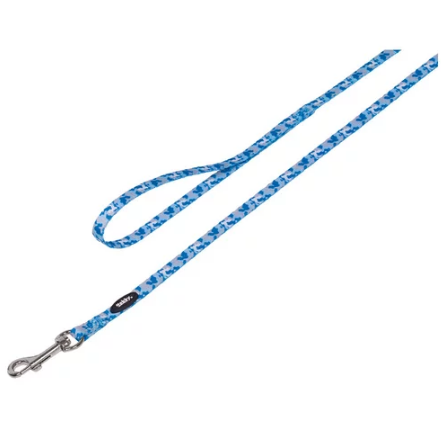 Camouflage Leash Нейлоновый мягкий поводок для щенков и собак малых пород, голубой