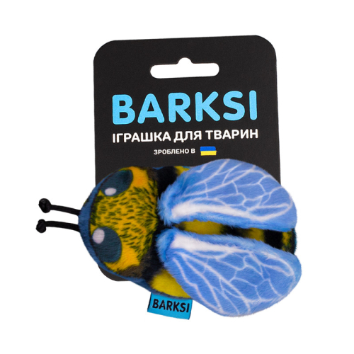 Игрушка для кошек, пчелка с колокольчиком