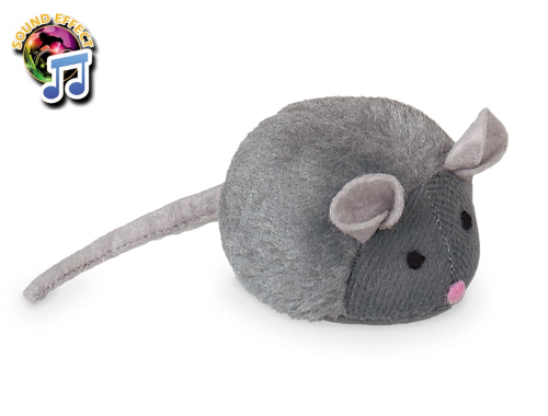 Игрушка для кошек Мышка с катнипом 8 см