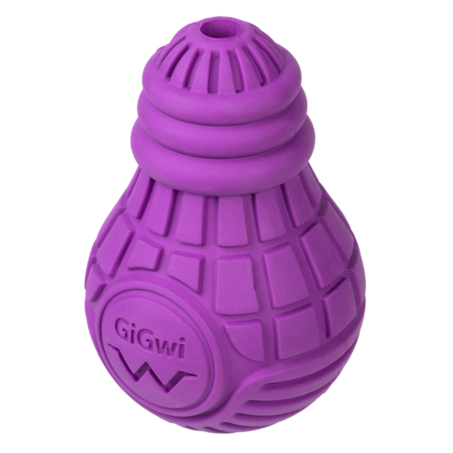 GiGwi Bulb Rubber Игрушка для собак, Лампочка резиновая, фиолетовая