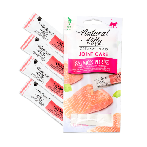 Fuctional Creamy Treat Salmon Puree Joint Care Крем-снеки для кошек, пюре из лосося (уход за суставами)