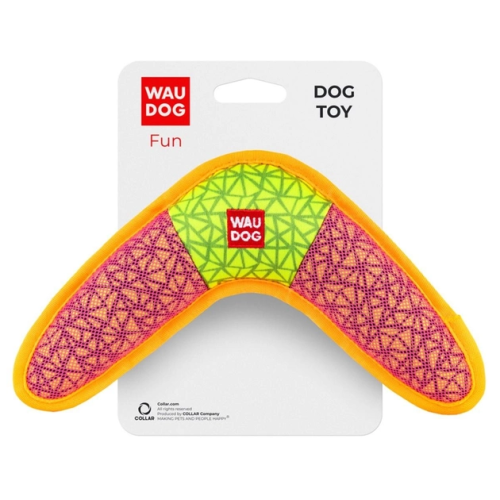 Waudog Fun Игрушка для собак, "Бумеранг", розовый