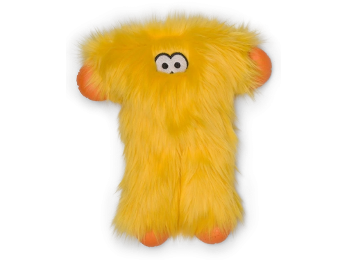 Peet Toy Игрушка пищалка для собак, Пит пушистый, лимонный
