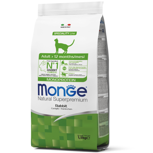 Cat Monoprotein Rabbit – сухой монопротеиновый корм с кроликом для взрослых кошек