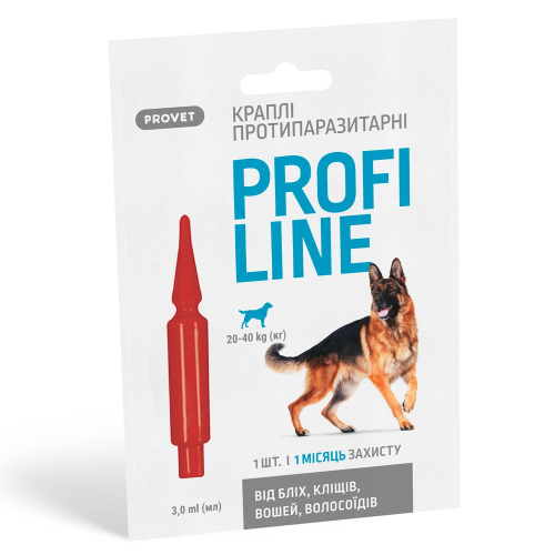 PROFILINE (для собак от 20 до 40 кг) 1 пипетка