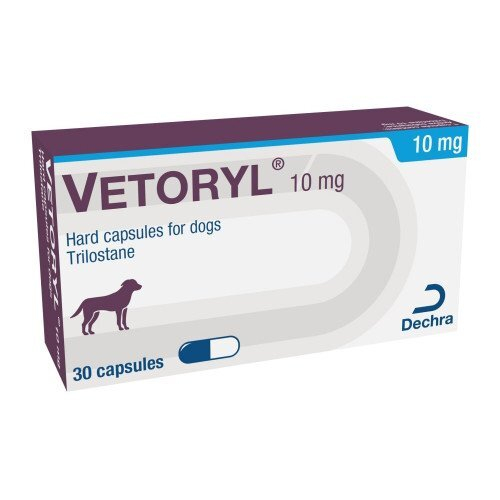 Vetoryl - твердые капсулы для лечения гипофизного и надпочечникового гиперадренокортицизма у собак (10 мг)