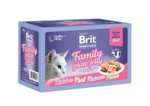 Cat Family Plate Jelly pouches Влажный корм для кошек «Семейная тарелка»