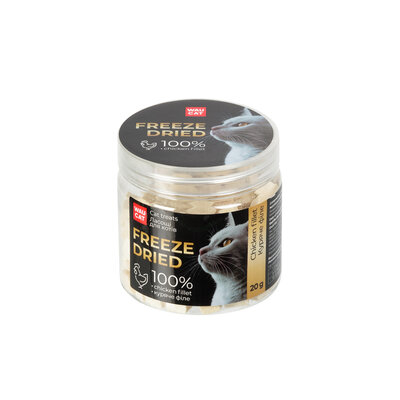 WAUCAT Treats Freeze dried Ласощі для котів, куряче філе