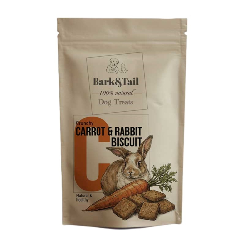 Carrot&Rabbit Biscuit Натуральное печенье для собак, кролик и морковь