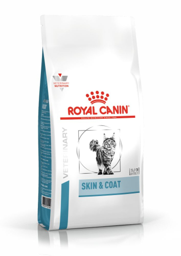 Skin & Coat Feline Диетический корм для кошек при дерматозе и випадении шерсти