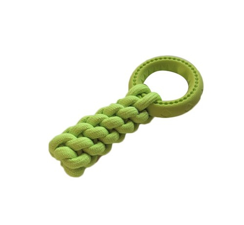 GrizZzly Green Игрушка Кроссфит с кольцом, для собак