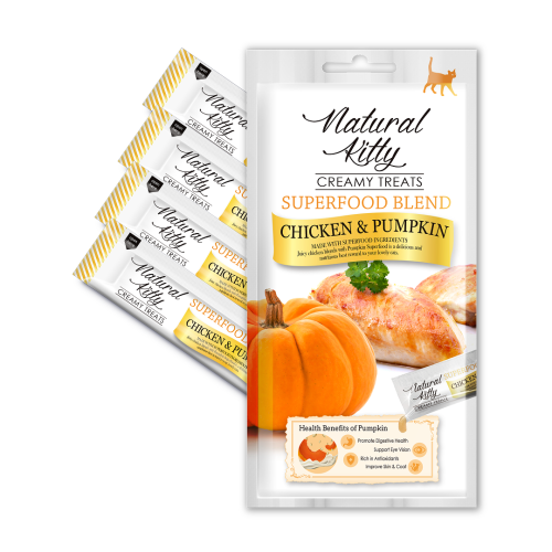 Creamy Treats Chicken & Pumpkin Кремовое лакомство с курицей и тыквой для кошек