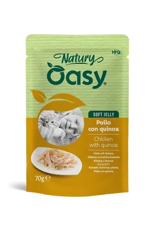 CAT Wet Natury (pouch) Шматочки курки з кіноа в желе для дорослих котів