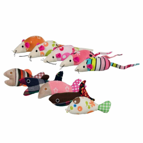 Mouse and Fish - игрушка для кошек