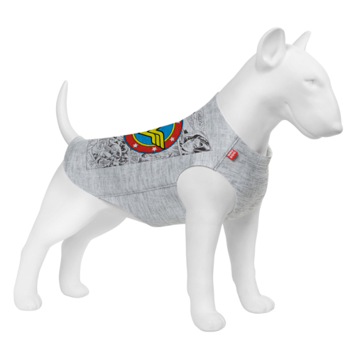 WAUDOG Clothes Майка "Чудо-женщина комикс" для собак