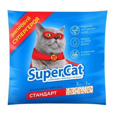Наполнитель для кошачьего туалета, стандарт (синий)