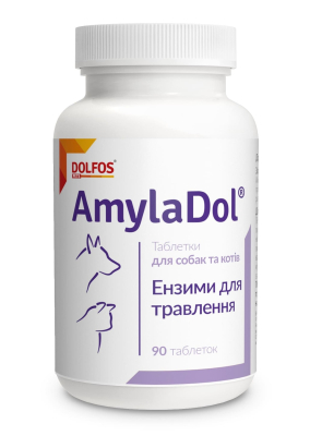 AmylaDol - вітамінно-мінеральна добавка при захворюваннях підшлункової залози для собак та котів