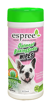 Oatmeal Baking Soda Wipes Влажные салфетки для собак с пищевой содой и протеинами овса
