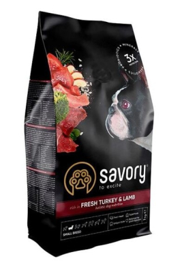 Small Breed rich in Fresh Turkey & Lamb - сухой низкозерновой корм на основе свежего мяса индейки и ягненка для взрослых собак малых пород весом до 10 кг
