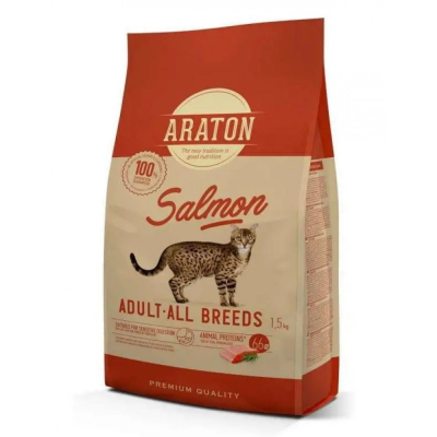 SALMON Adult All Breeds - Сухой корм с лососем для взрослых кошек