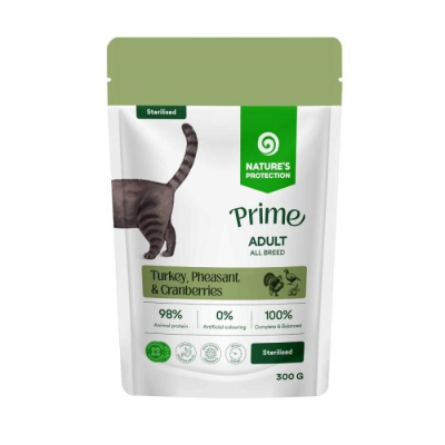 Prime Sterilised Adult Cats Turkey, Pheasant and Cranberries Влажный корм для стерилизованных кошек с индейкой, фазаном и клюквой