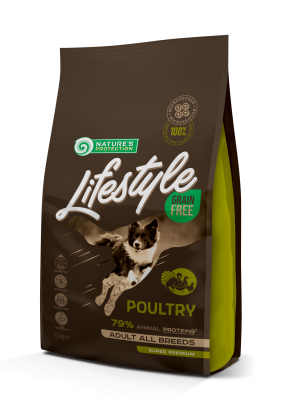 Lifestyle Grain Free Poultry Adult All Breeds Беззерновой полнорационный сухой корм с мясом домашней птицы для взрослых собак всех пород