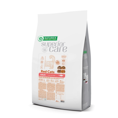 Superior Care Red Cats Grain Free Herring Сухой беззерновой корм для взрослых кошек с рыжей и коричневой окраской с селедкой