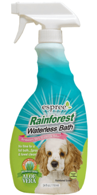 Rainforest Waterless Bath Очищающий спрей с алоэ Аера для собак