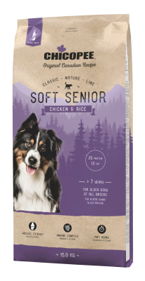 CNL Senior Soft Chicken & Rice Напіввологий корм із куркою та рисом для собак похилого віку всіх порід старше 7 років