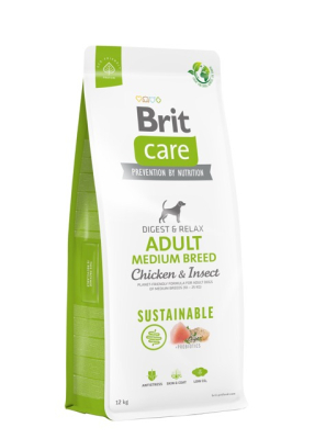 Dog Sustainable Adult Medium Breed Сухой корм для собак средних пород с курицей и насекомыми