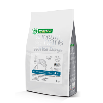 Superior Care White Dogs White Fish All Sizes and Life Stages Сухой корм с белой рыбой для собак всех размеров с белой шерстью
