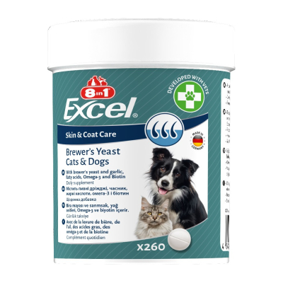 Excel Brewers Yeast Пищевая добавка для ухода за кожей и шерстью