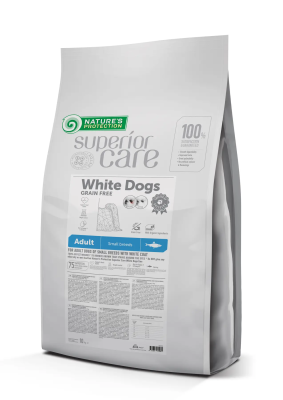 Superior Care White Dogs Grain Free with Herring Adult Small Breeds Сухий беззерновий корм для дорослих собак малих порід з білою шерстю