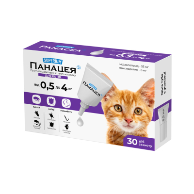 Панацея – противопаразитарные капли для кошек