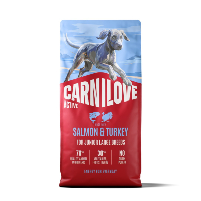 Active Salmon & Turkey Junior Large Breed Сухий корм з лососем та індичкою для молодих собак великих порід