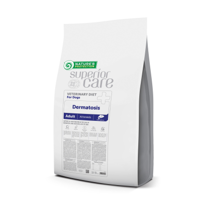 Superior Care Veterinary Diet Dermatosis Salmon Adult All Breed Dogs Ветеринарный диетический корм для здоровья кожи и шерсти собак с лососем