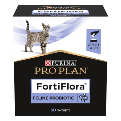 FortiFlora Пробіотик для дорослих котів та кошенят, підтримка мікрофлори ШКТ