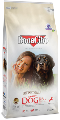 Adult Dog High Energy Сухой корм супер премиум класса с мясом курицы, анчоусами и рисом для взрослых активных собак всех пород