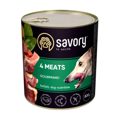 Dog Adult 4 Meats - влажный корм с четырьмя видами мяса для взрослых собак