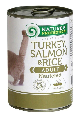 Neutered Turkey, Salmon&Rice Влажный корм с индейкой, лососем и рисом для взрослых стерилизованных кошек