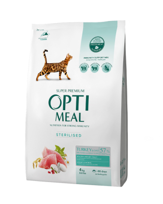 Adult Cat Sterilised Turkey with oat - сухий корм з індичкою та вівсом для стерилізованих кішок та кастрованих котів