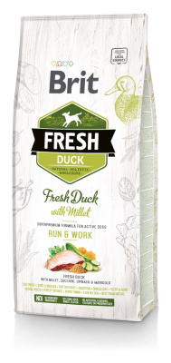 Duck with Millet Adult Run & Work - сухой корм с уткой для взрослых активных собак