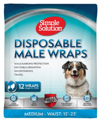 Disposable Male Wraps - Влагопоглощающий поясок для собак всех пород и размеров
