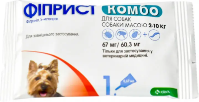 Фиприст Комбо Капли от блох и клещей для собак