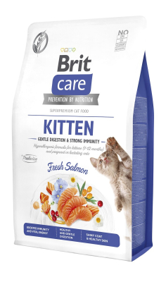 Cat GF Kitten Gentle Digestion Strong Immunity Сухой корм с лососем для котят